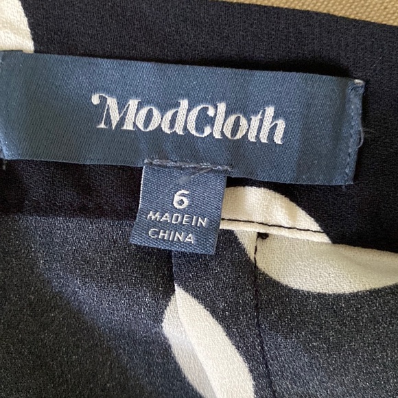 ModCloth It’s a Wrap Ruffled Black & White Polkadot Peplum Mini Skirt - 6 - Picture 10 of 15